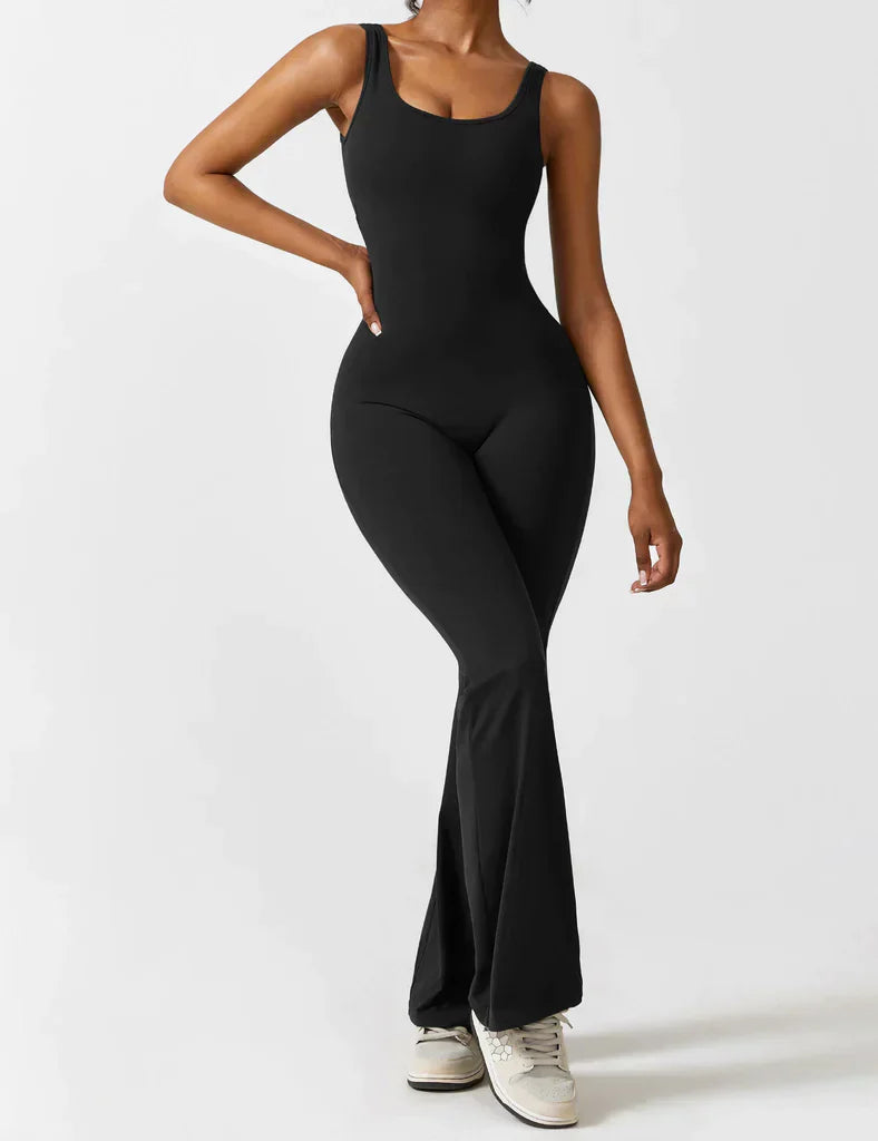 V-Back Flared Jumpsuit - BUY 1 GET 1 FREE