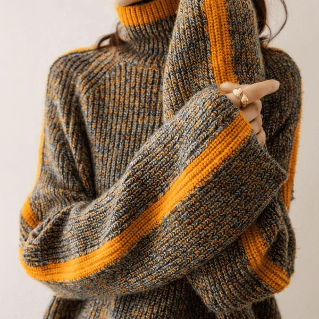 ROSÉ™ MELANGE KNIT TURTLENECK