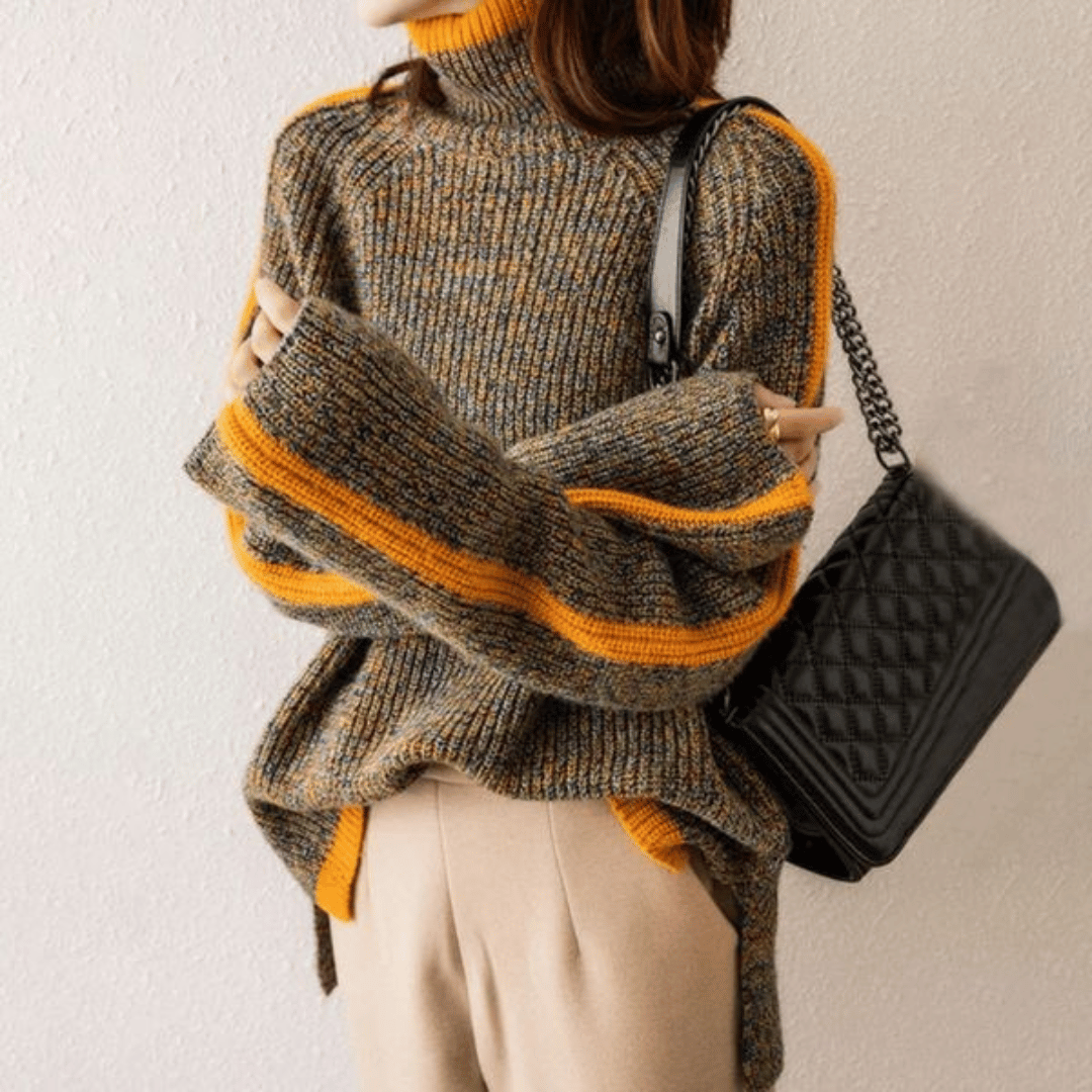 ROSÉ™ MELANGE KNIT TURTLENECK